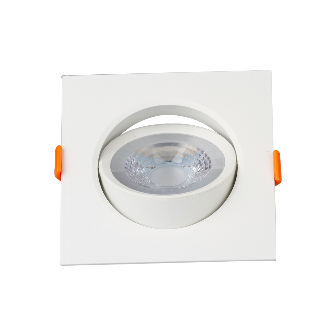 SPOT LED FCOB 10W EMBUTIR QUADRADO 117X117X52mm 4000K BIV 700LM