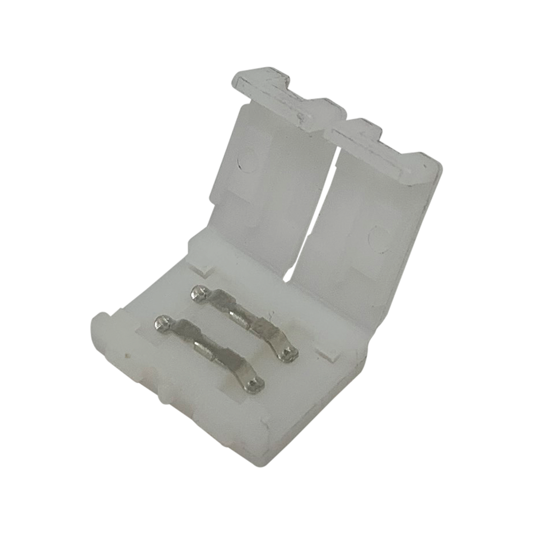 Foto do produto EMENDA CLICK PARA FITA LED 8MM DE 12V CRISTALLUX (EMBALAGEM COM 10 UNIDADES)