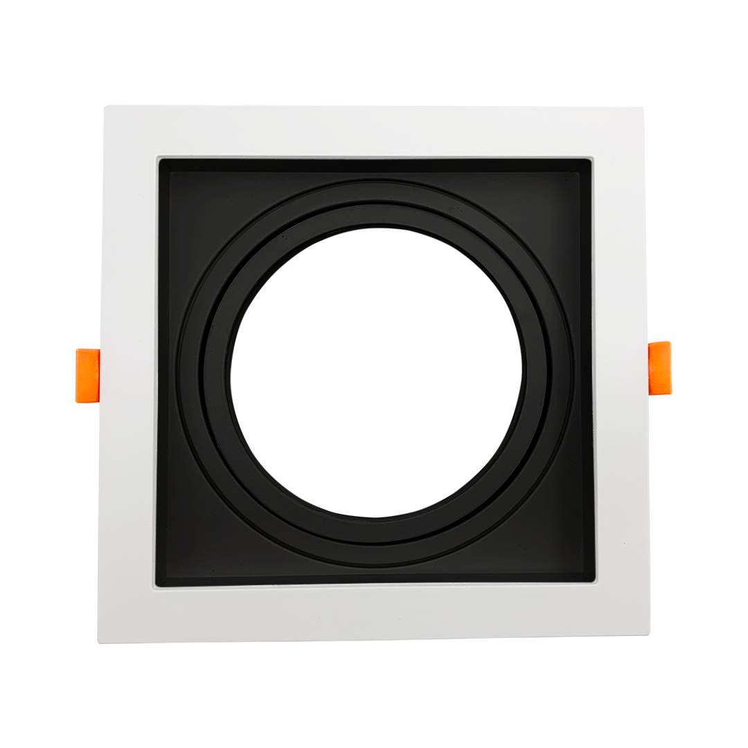 Foto do produto SPOT RECUADO PARA LAMPADA AR111 CONECT ABS BRANCO/ PRETO