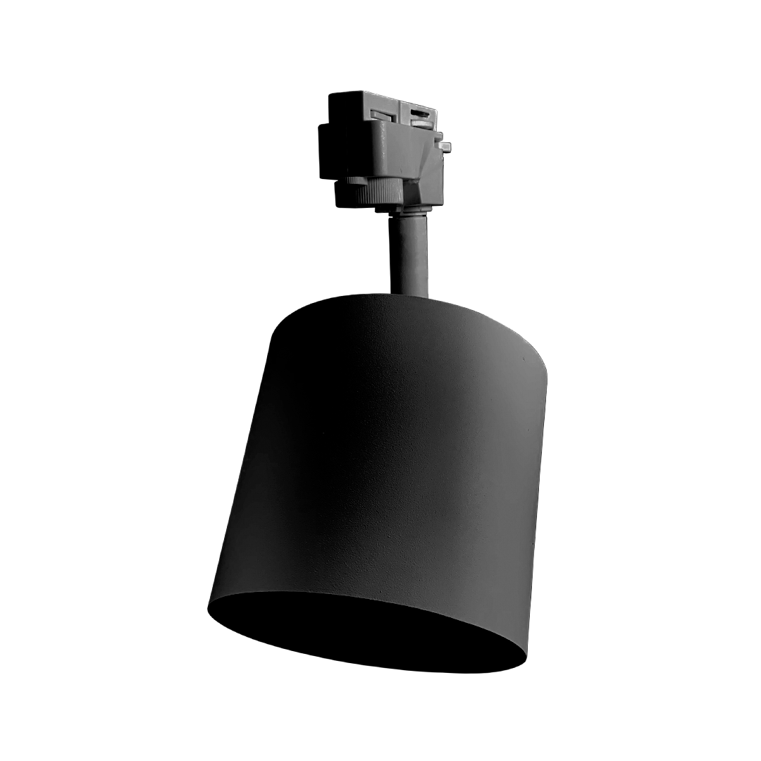 Foto do produto SPOT PARA TRILHO ENERGIZADO PARA LAMPADA AR111 SOQUETE GU10 PRETO