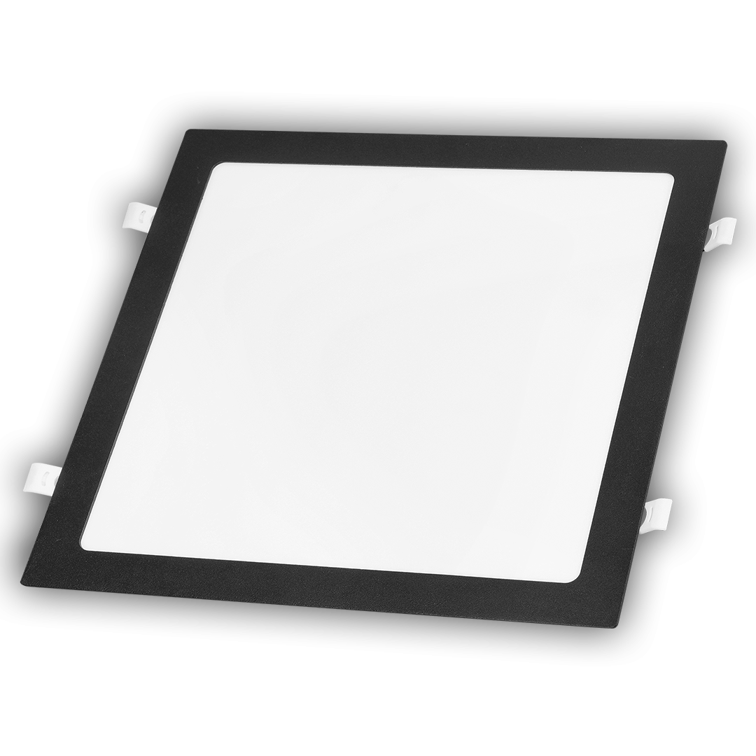 Foto do produto PAINEL CRISTALL HOME THINN EMBUTIR 18W 4000K BIV. 1260LM PRETO