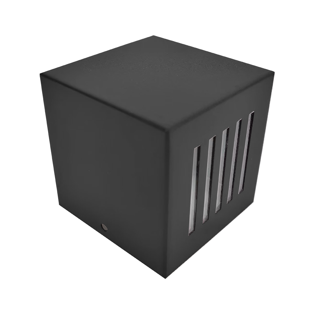 Foto do produto ARANDELA BOX FRISO SEM LAMPADA COM SOQUETE G9 PRETA BR