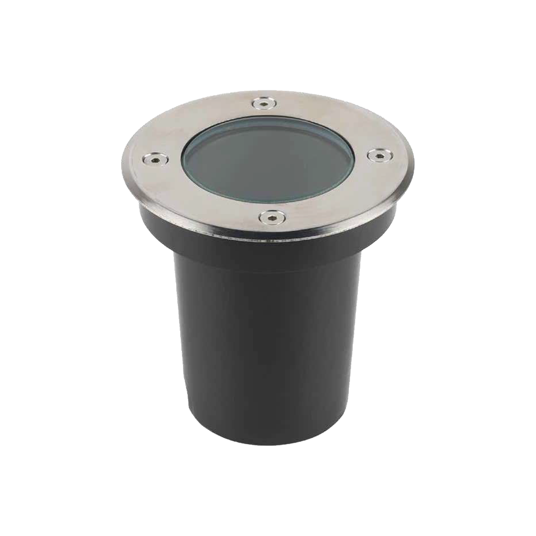 Foto do produto BALIZADOR DE SOLO CRISTALL GARDEN VENEZA GU10 SEM LAMPADA REDONDO 110X110MM IP67 BIV.