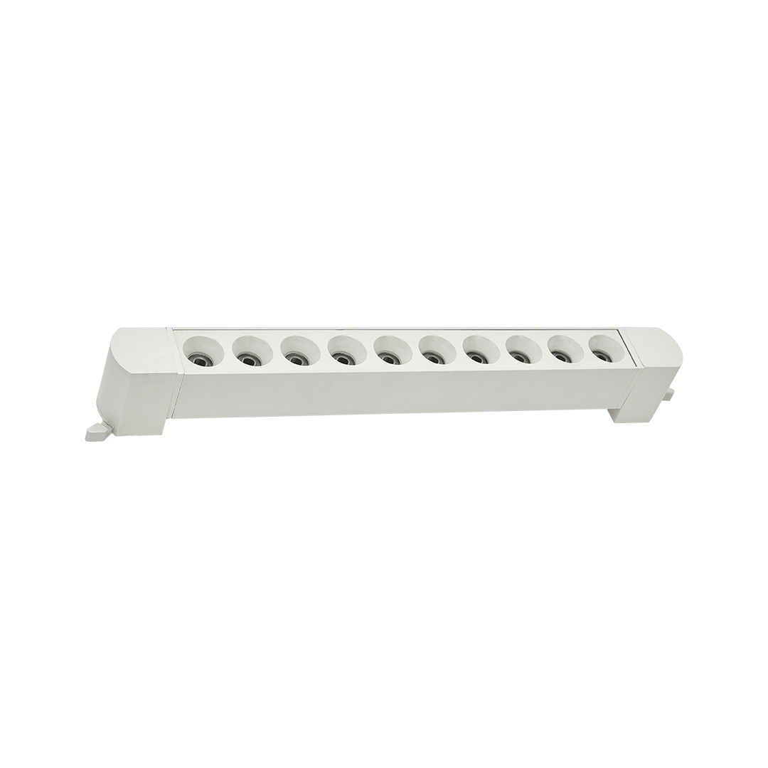 Imagem do produto LUMINARIA LED LINEAR 10 FACHOS DE LUZ DIRECIONAVEL 20W 3000K BRANCA PARA TRILHO ENERGIZADO