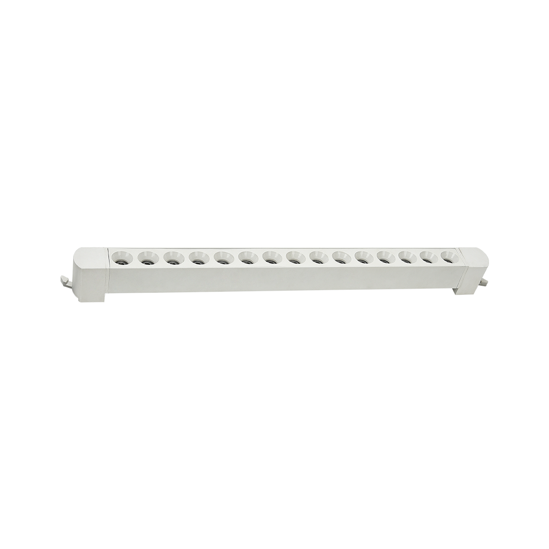 Imagem do produto LUMINARIA LED LINEAR 15 FACHOS DE LUZ DIRECIONAVEL 25W 3000K BRANCA PARA TRILHO ENERGIZADO