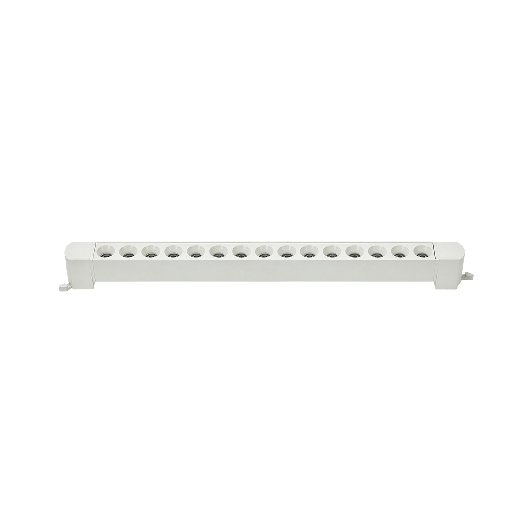 Foto do produto LUMINARIA LED LINEAR 15 FACHOS DE LUZ DIRECIONAVEL 25W 3000K BRANCA PARA TRILHO ENERGIZADO