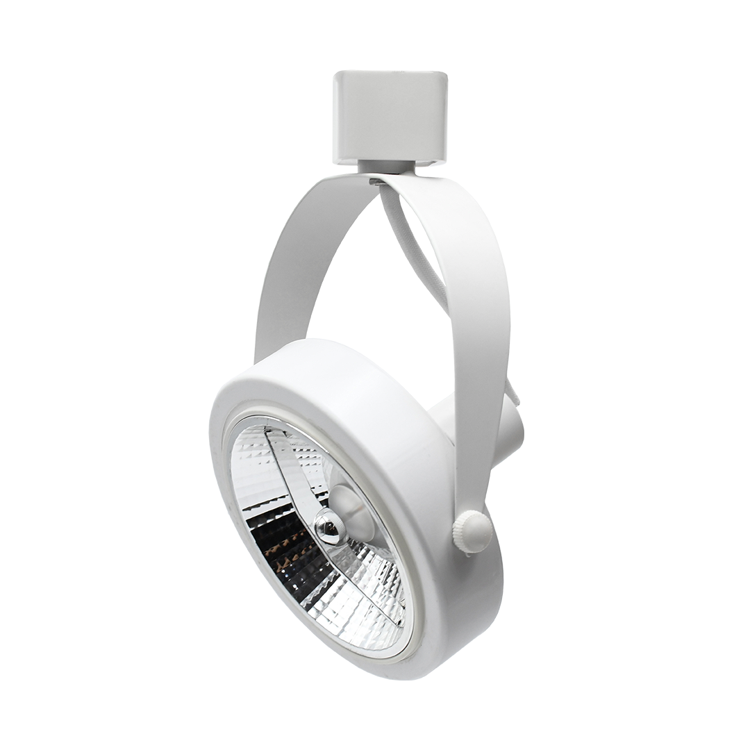 Foto do produto SPOT IRON PARA TRILHO ENERGIZADO PARA LAMPADA AR111 SOQUETE GU10 BRANCO