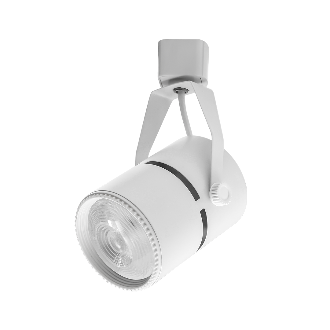 Foto do produto SPOT IRON PARA TRILHO ENERGIZADO PARA LAMPADA PAR20 ROUND SOQUETE E27 BRANCO