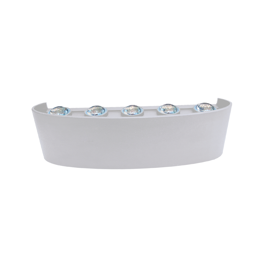 Foto do produto ARANDELA CRISTALL WALL LYRA 10 FACHOS 10W 6500K BRANCA