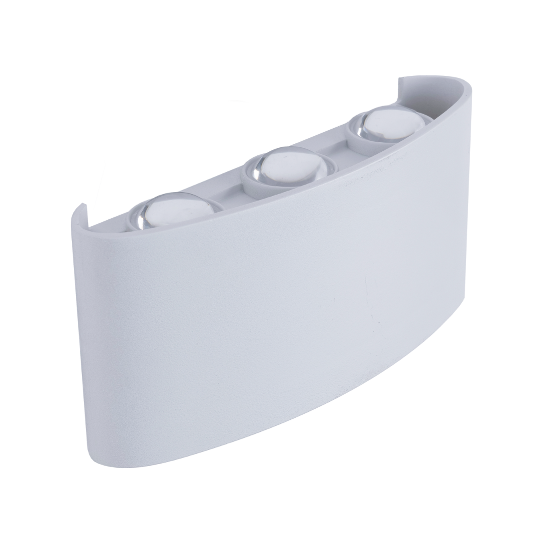 Foto do produto ARANDELA CRISTALL WALL LYRA 06 FACHOS 6W 3000K BRANCA