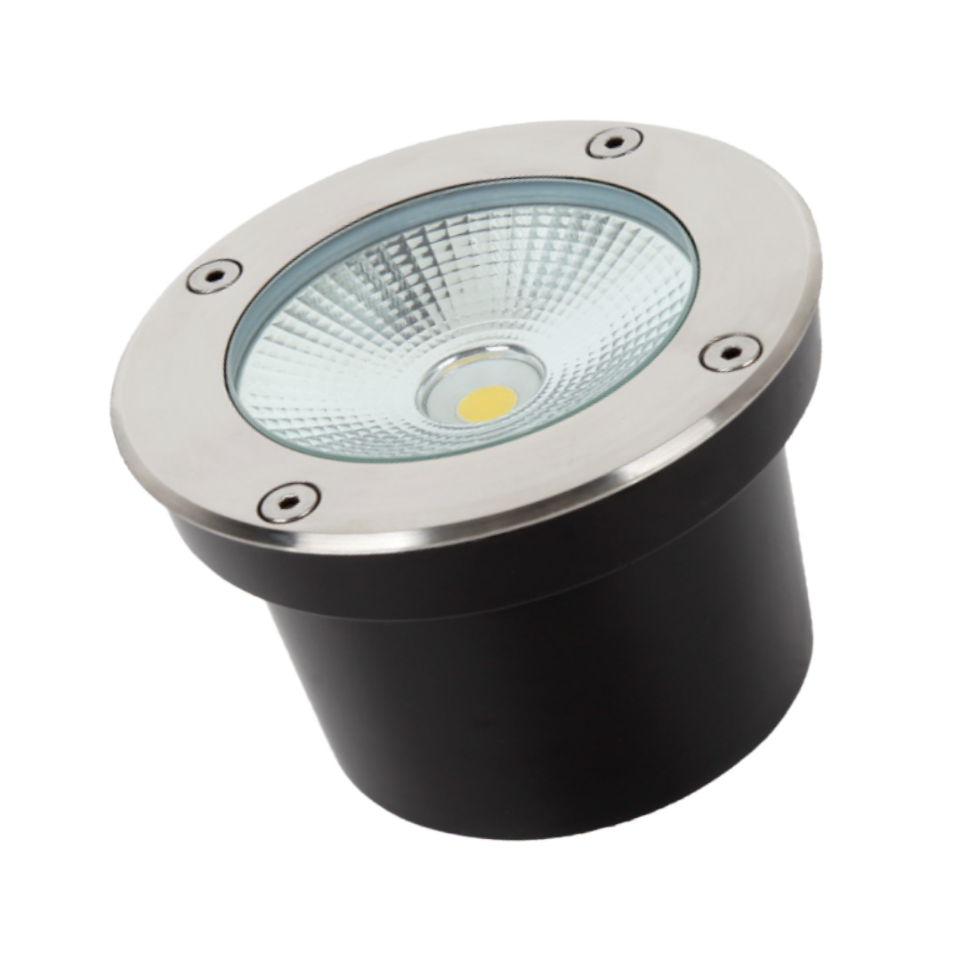 Foto do produto BALIZADOR DE SOLO CRISTALL GARDEN NEVADA 12W 3000K 120X90MM IP67 BIV.