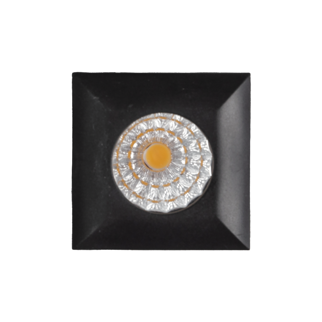 Foto do produto MINI SPOT CRISTALL MOVE QUADRADO 1W 3000K PRETO