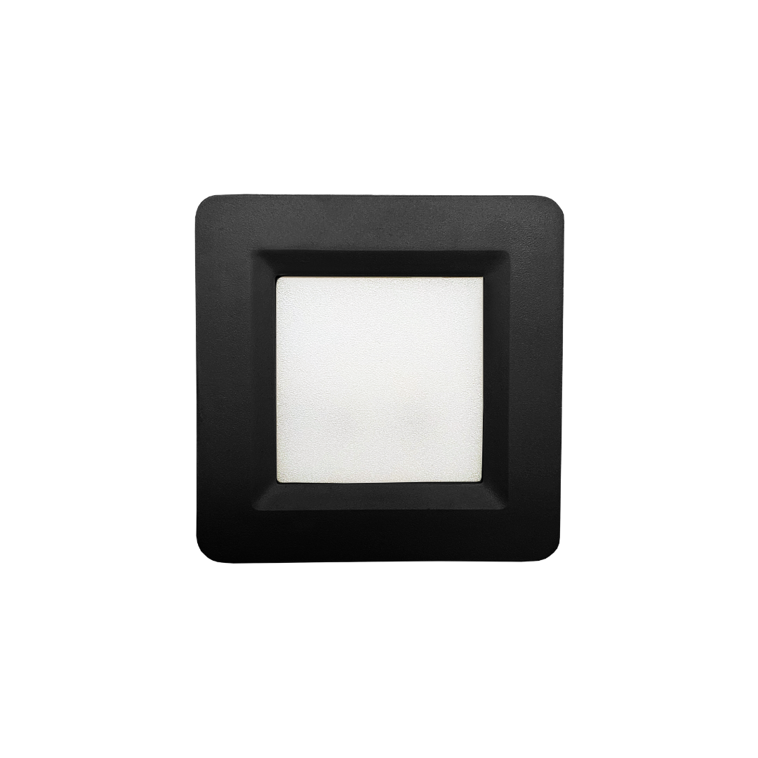 Foto do produto PAINEL QUADRADO PARA MOVEIS DE EMBUTIR E SOBREPOR 2W 6500K 110LM 70X70X15MM BIV. PRETO