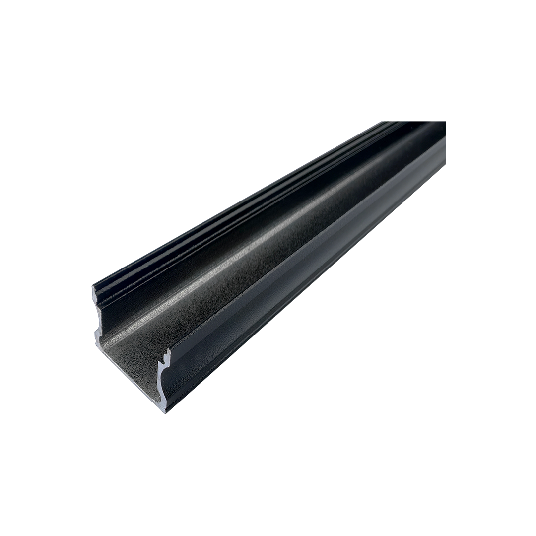 Foto do produto PERFIL CRISTALL DECCOR ACCUA DE SOBREPOR 3 METROS PRETO 16,8X14,47X3000MM