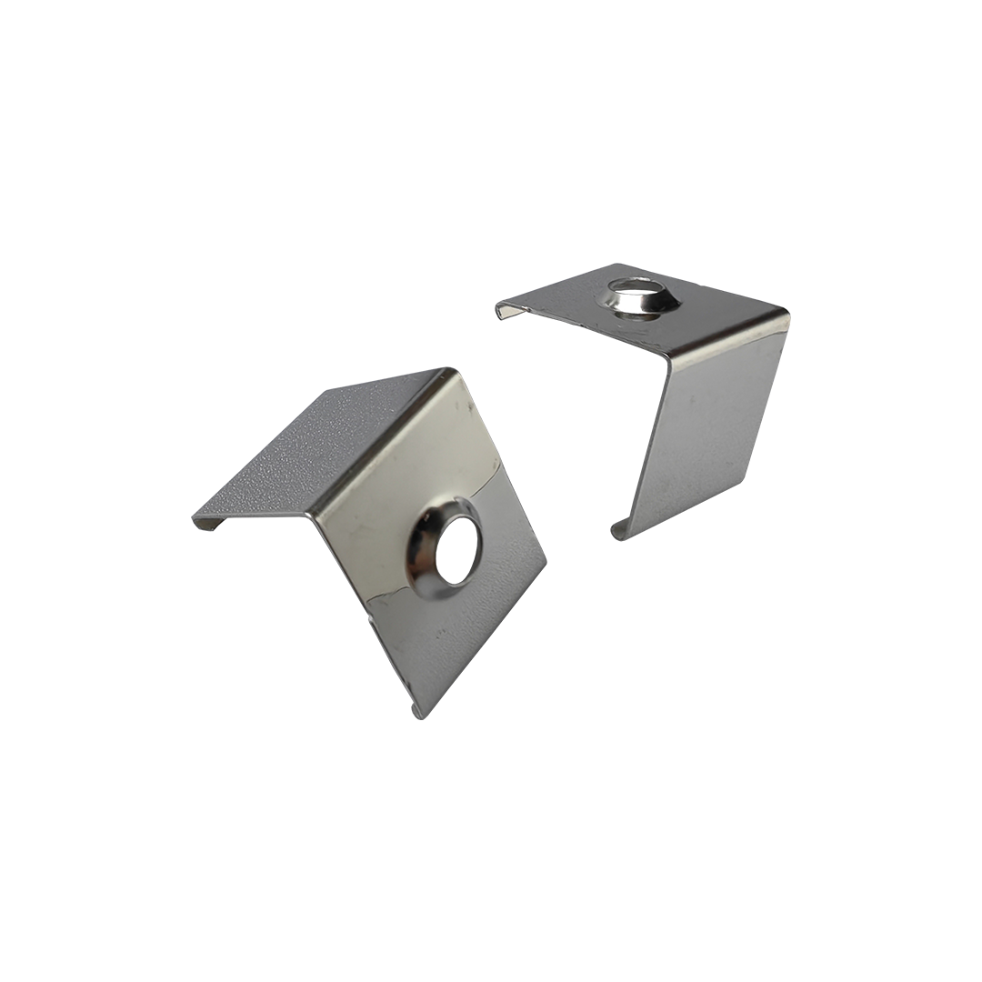 Foto do produto PRESILHA PARA PERFIL CRISTALL DECCOR QUARTER DE SOBREPOR 90° (KIT 20 PÇS)