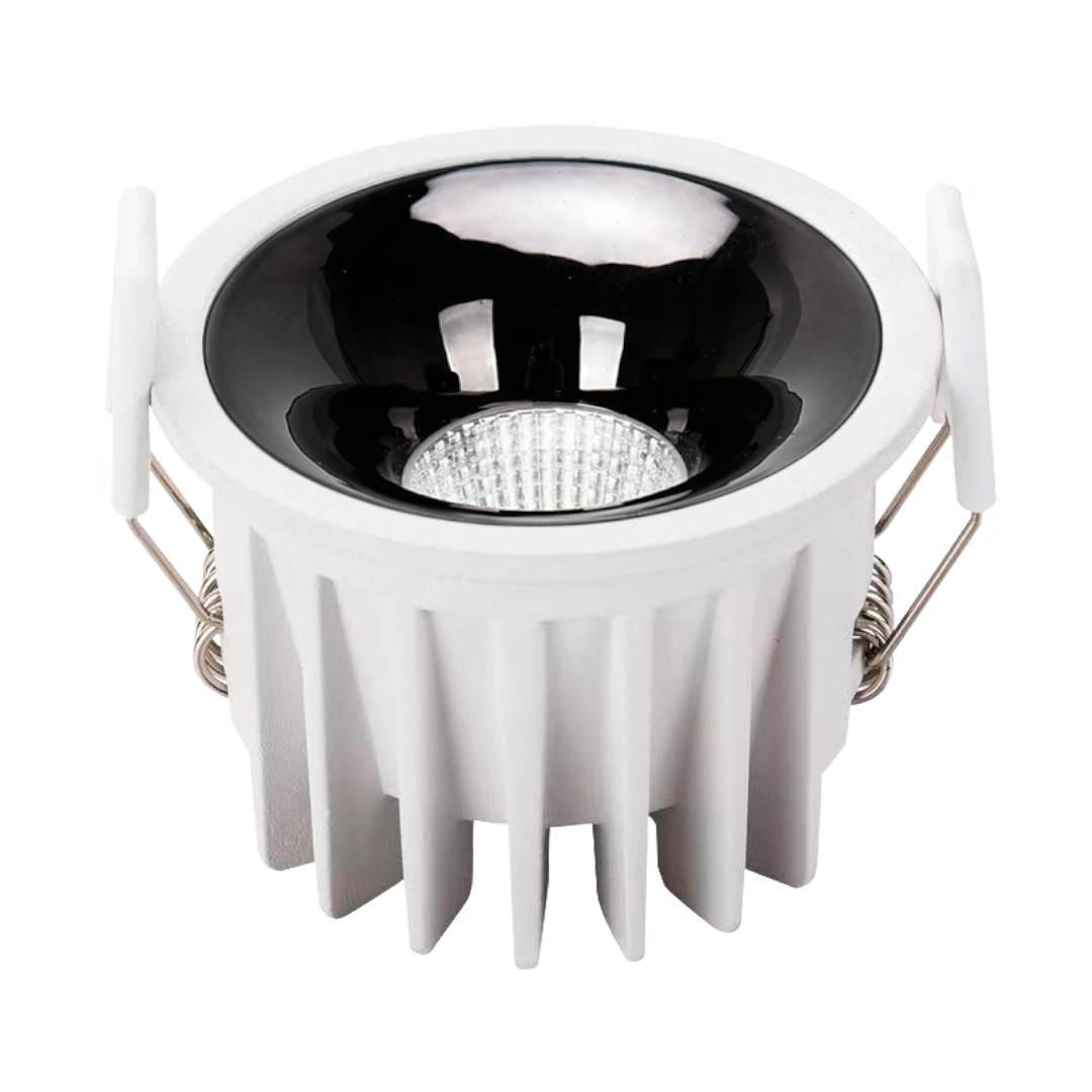 Foto do produto SPOT CRISTALL PRO AURA 7W BRANCO 7W 3000K GUN BLACK BIV.