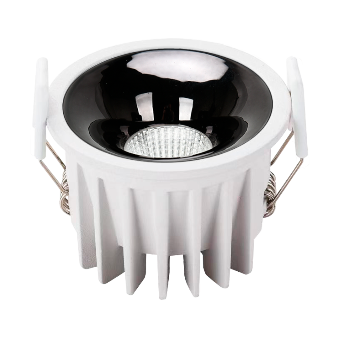 Foto do produto SPOT CRISTALL PRO AURA BRANCO 12W 3000K GUN BLACK BIV.