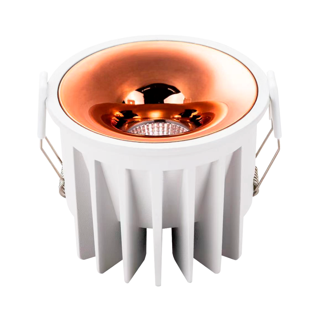 Foto do produto SPOT CRISTALL PRO AURA BRANCO 12W 3000K ROSE GOLD BIV.