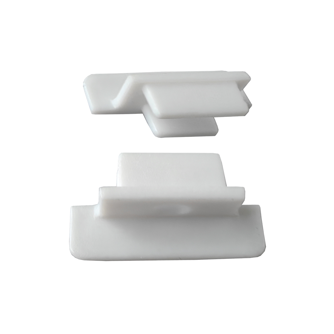 Foto do produto TAMPA PARA PERFIL CRISTALL DECCOR NORONHA DE EMBUTIR BRANCO (KIT 20 PÇS)