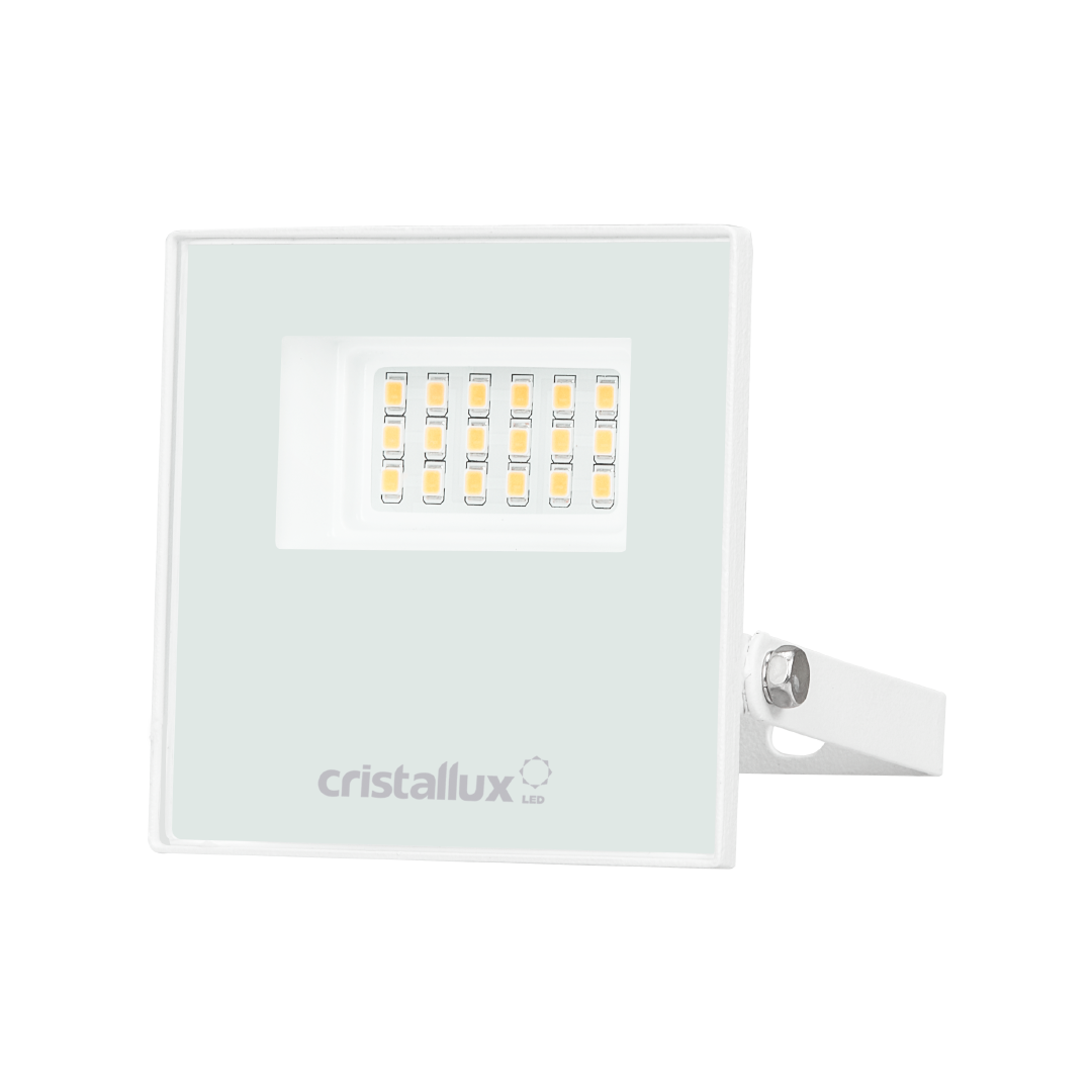 Foto do produto REFLETOR CRISTALL GARDEN VIENA 030W 3000K BIV. IP66 BRANCO
