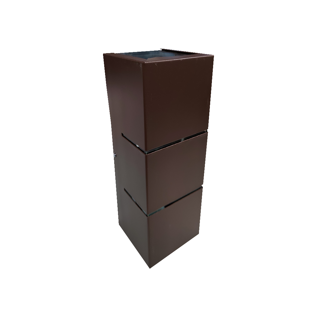 Foto do produto ARANDELA FOCUS 30CM SEM LAMPADA COM SOQUETE E27 MARROM BR