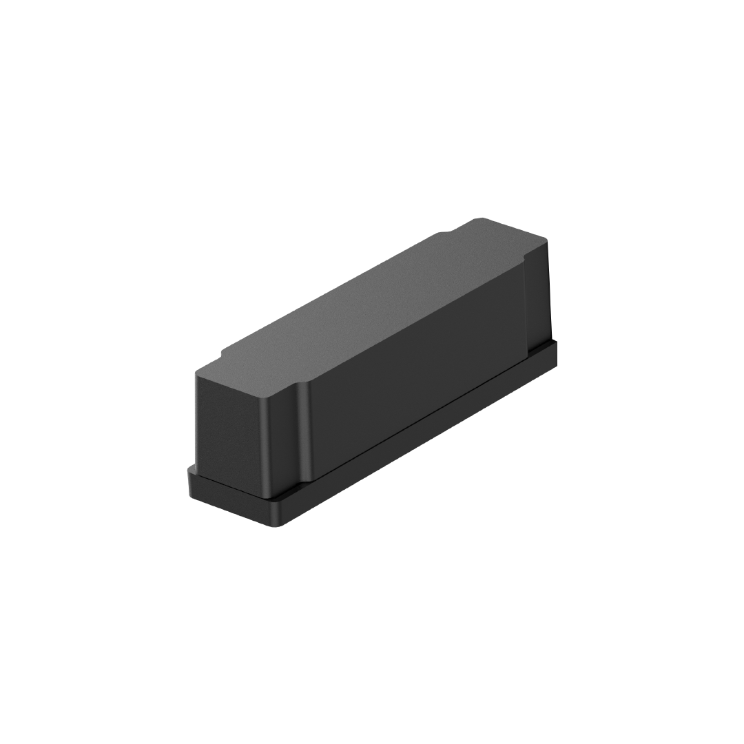 Foto do produto CAIXA OCULTA CABOS CRISTALL DECCOR MAGNETO PRETO CLX120