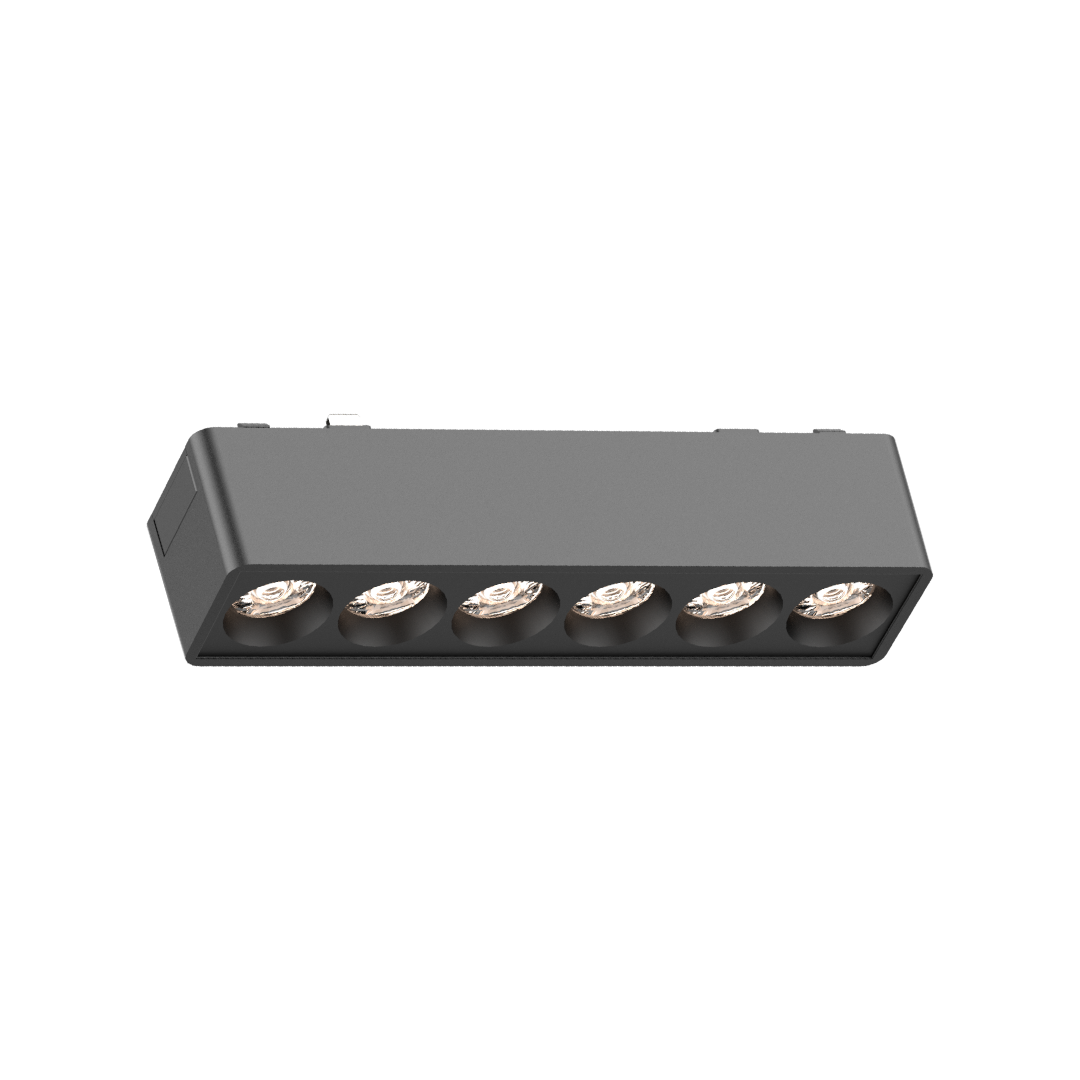 Foto do produto LUMINARIA LINEAR CRISTALL DECCOR MEMPHIS 6W PRETO 4000K CLX120