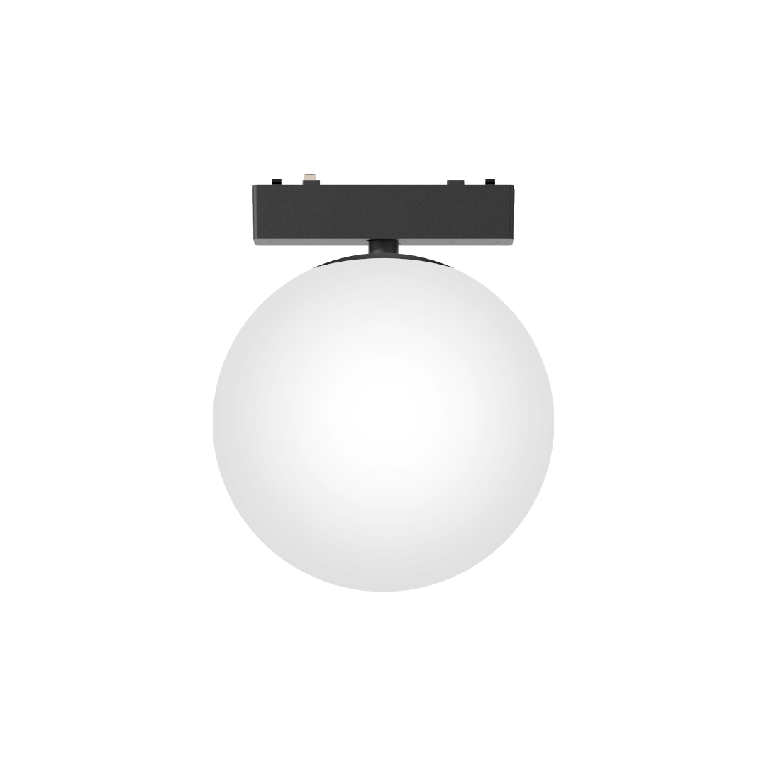 Foto do produto LUMINARIA GLOBO CRISTALL DECCOR LUAR 9W PRETO 4000K CLX120