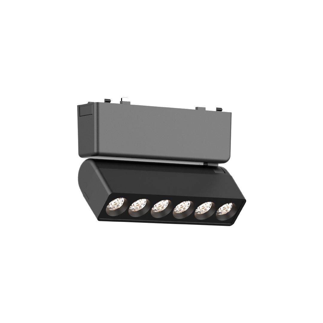 Foto do produto LUMINARIA LINEAR CRISTALL DECCOR DALLAS 6W PRETO 4000K CLX120