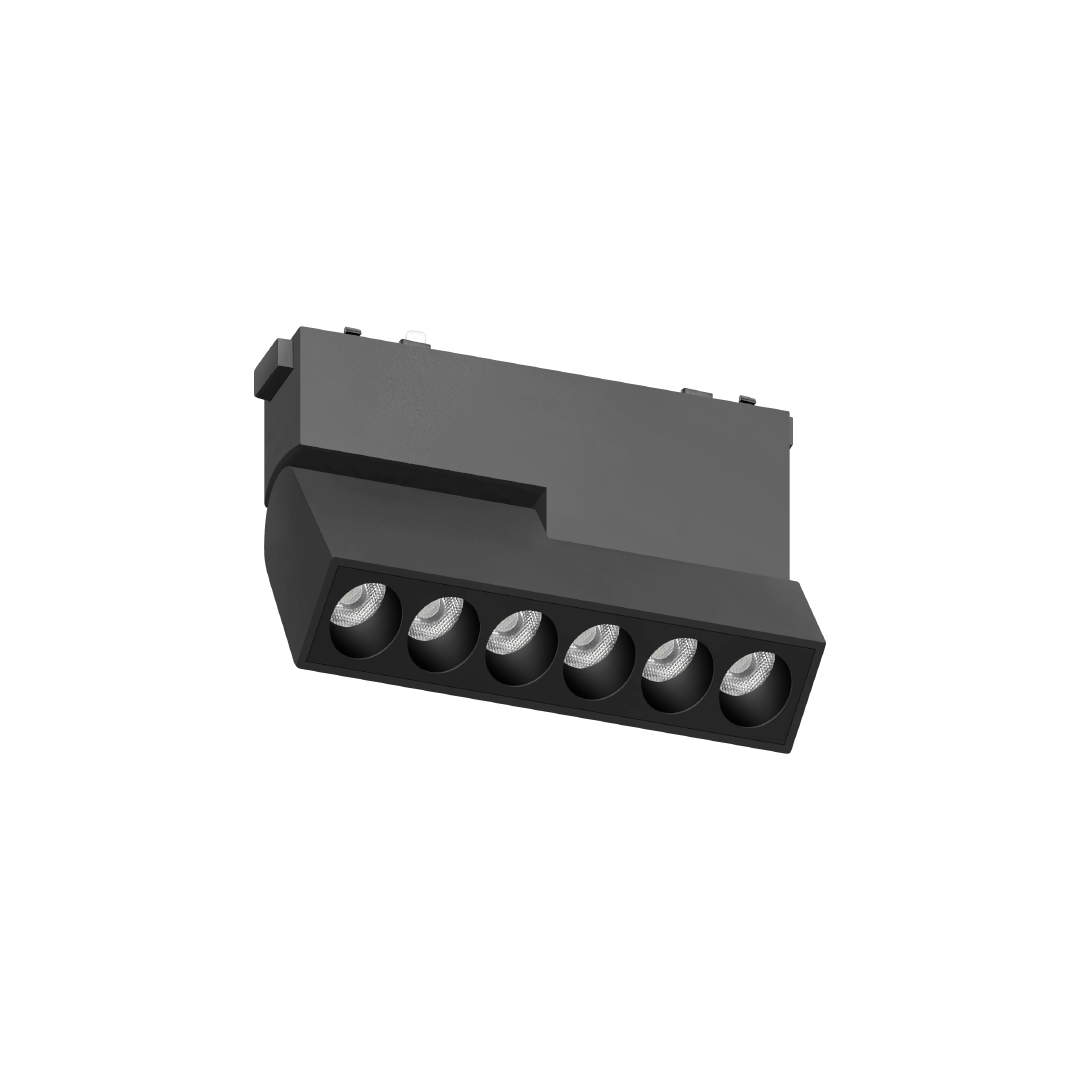 Foto do produto LUMINARIA LINEAR CRISTALL DECCOR TORONTO 10W PRETO 4000K CLX120