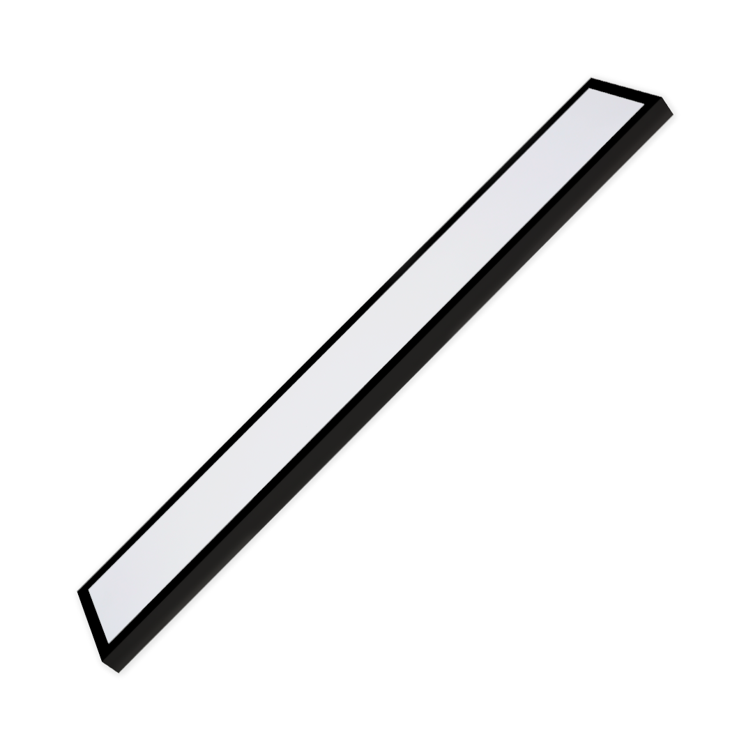 Foto do produto PAINEL CRISTALL HOME BACKLIT SOBREPOR 150X1200X38MM 36W 4000K BIV. 3600LM PRETO