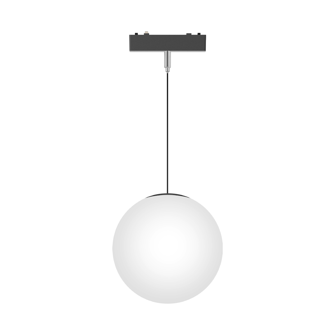 Foto do produto PENDENTE CRISTALL DECCOR LUAR 9W PRETO 4000K CLX120