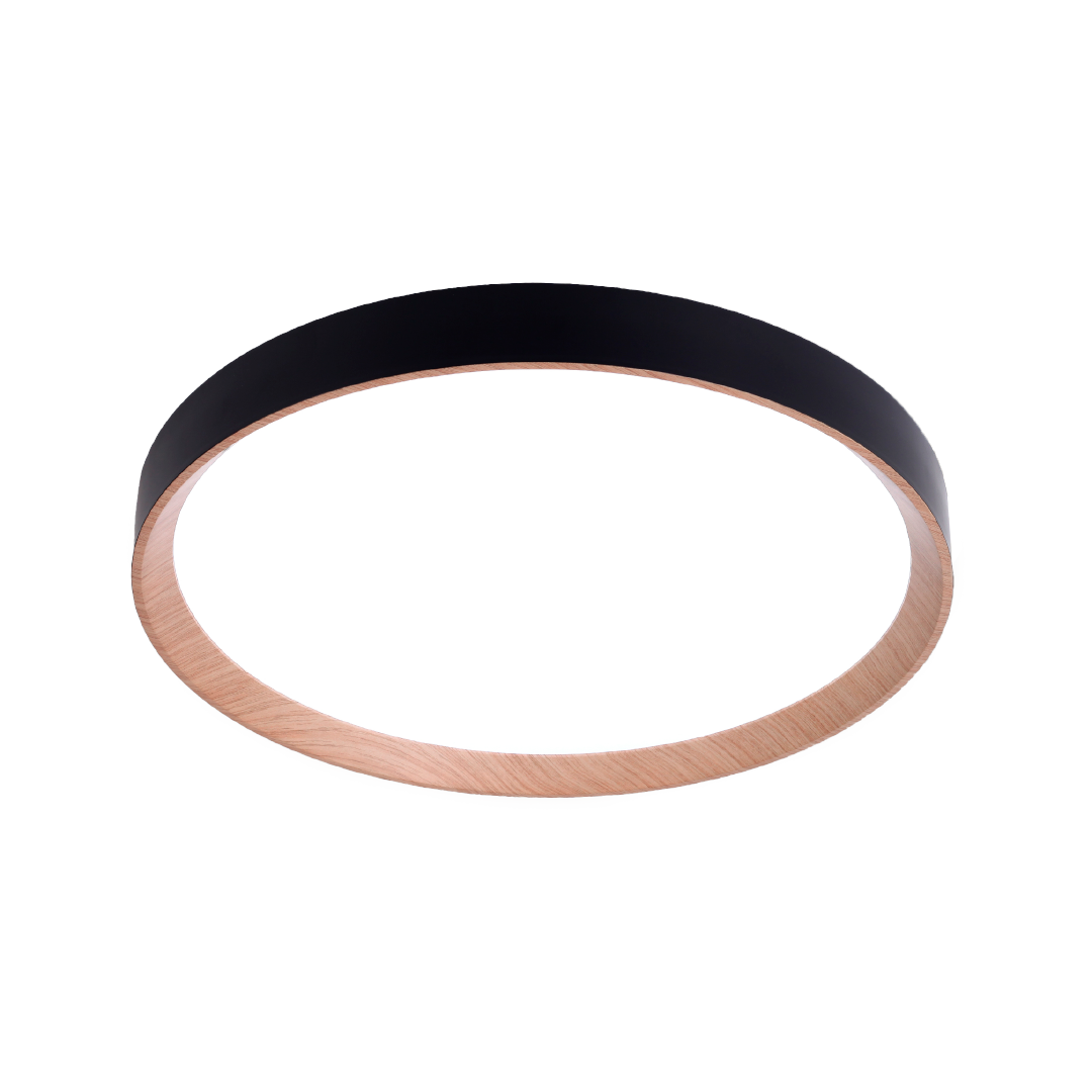 Foto do produto PLAFON CRISTALL DECCOR ANXIN 30W 3000K 4000K 6500K REDONDO 490X90MM CCT COM CONTROLE