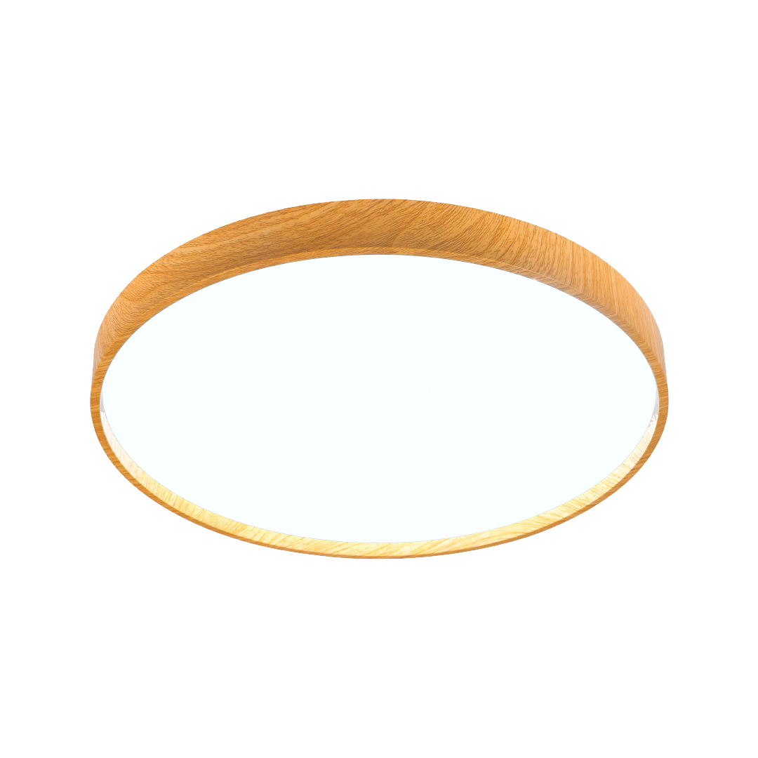 Foto do produto PLAFON CRISTALL DECCOR BAMBU 30W 3000K 4000K 6500K REDONDO 490X90MM CCT COM CONTROLE