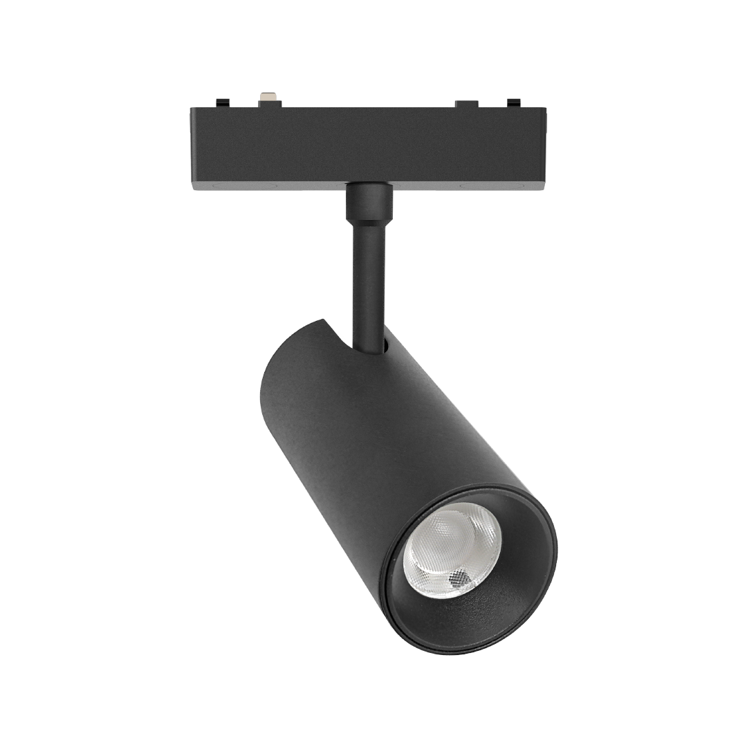 Foto do produto SPOT DIRECIONAVEL CRISTALL DECCOR CRETA 10W PRETO 3000K CLX120