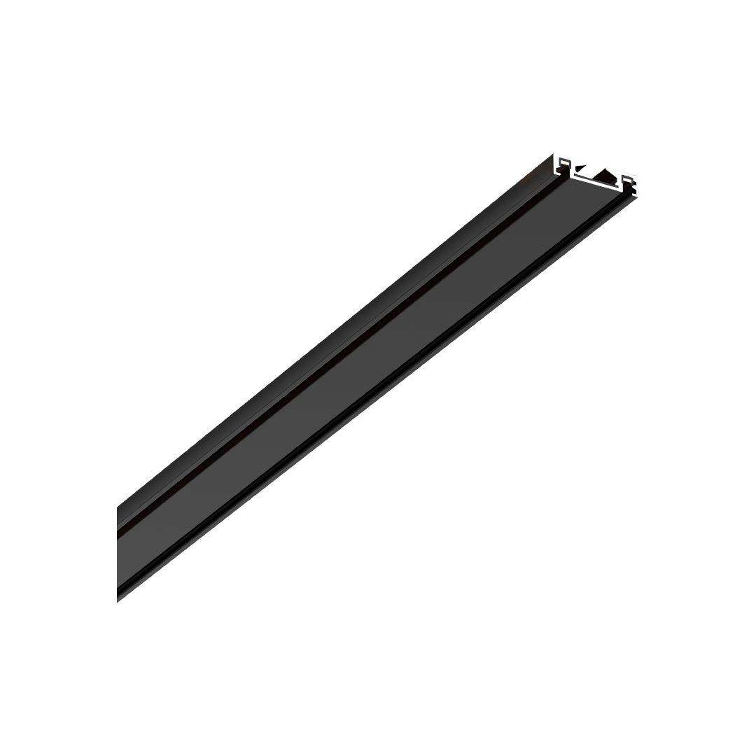 Foto do produto TRILHO CRISTALL DECCOR MAGNETO 1 METRO PRETO CLX120