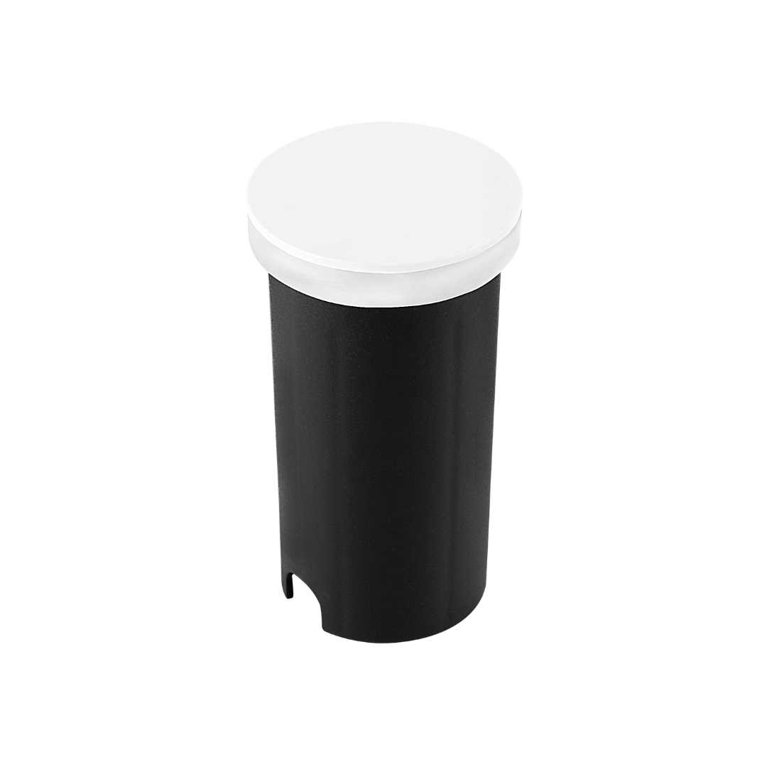 Foto do produto BALIZADOR DE SOLO CRISTALL GARDEN OREGON REDONDO BRANCO 1W 3000K 13LM 50X88,5MM IP67