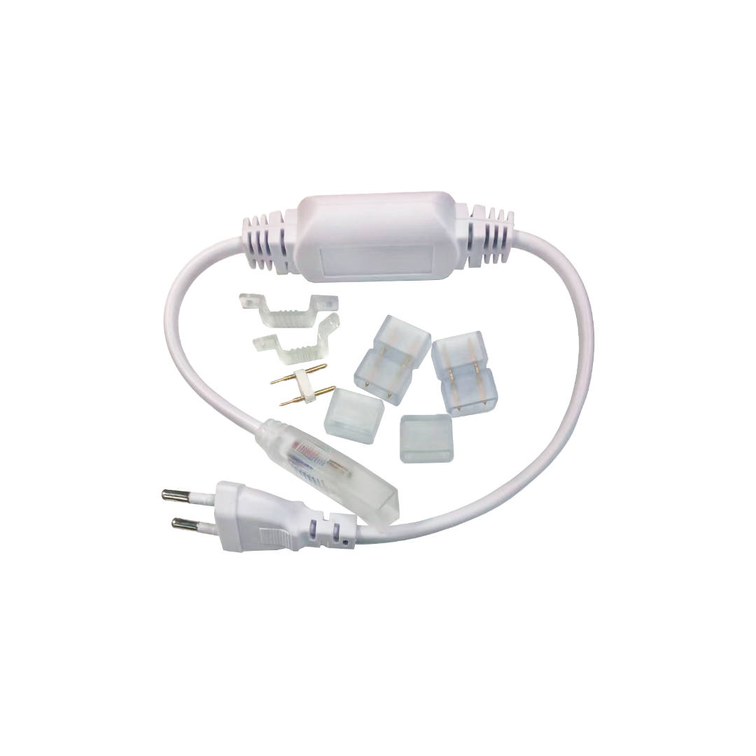 Foto do produto KIT DE LIGACAO PARA FITA LED NEON 14,4W/M 220V. ATE 100 METROS