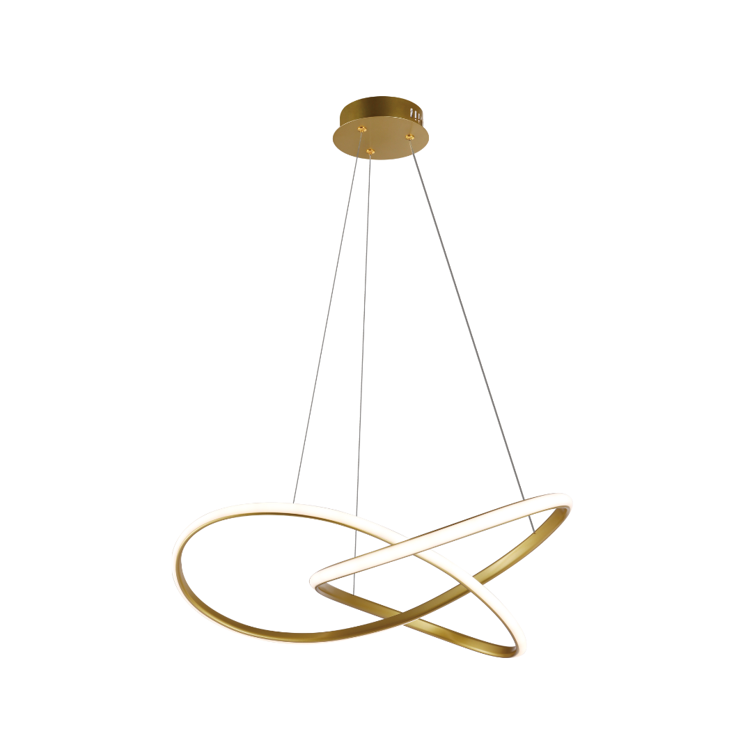 Foto do produto LUSTRE CRISTALL DECCOR ARBOR 40W 3000K GOLD L60CM