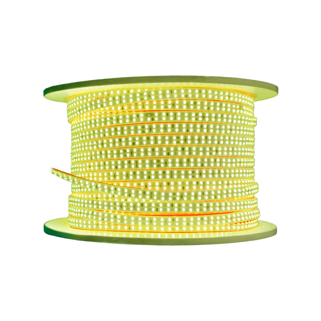 Foto do produto FITA LED CRISTALL PRO ENERGY 100M 220V 7W/M AMARELA 560LM/M IP66 120LEDS/M