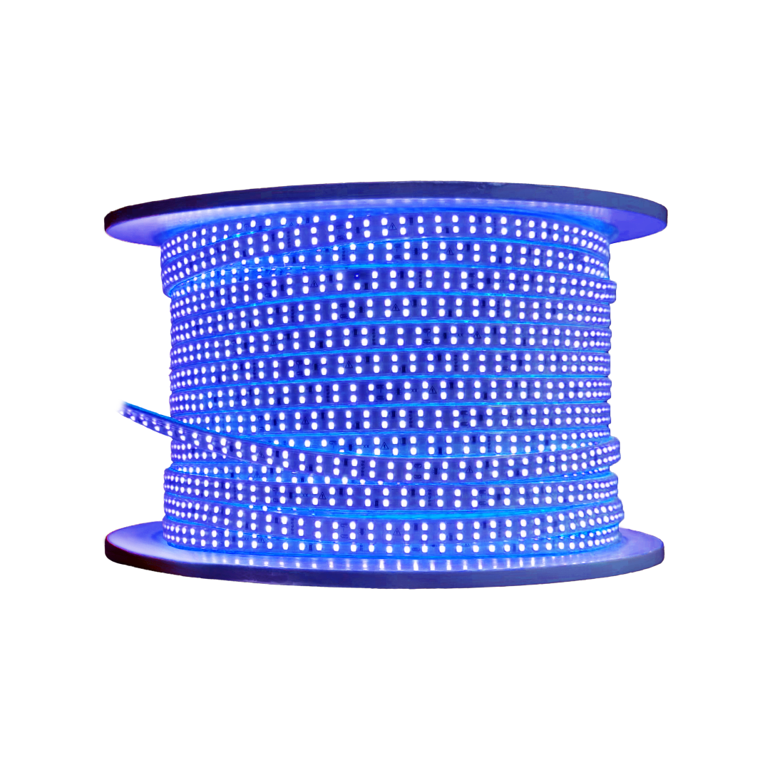 Foto do produto FITA LED CRISTALL PRO ENERGY 100M 220V 7W/M AZUL 560LM/M IP66 120LEDS/M