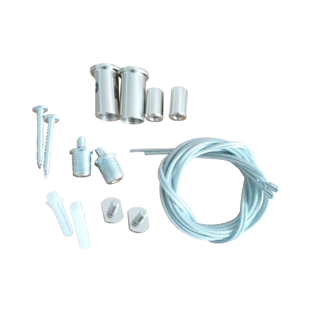 Foto do produto KIT SUSPENSAO CRISTALL DECCOR DUBLIN SOBREPOR