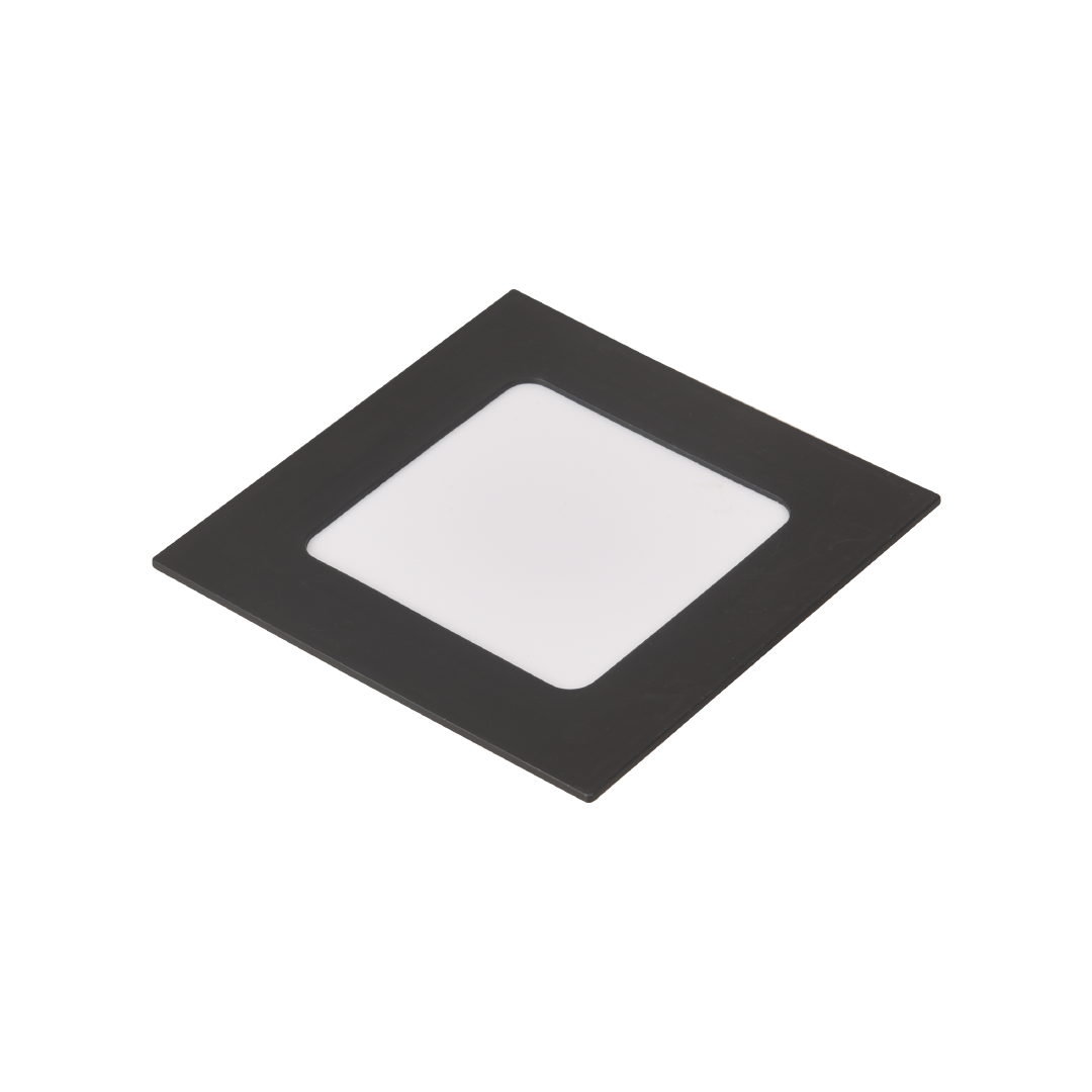 Foto do produto PAINEL CRISTALL HOME THINN EMBUTIR 06W 6500K BIV. 420LM PRETO