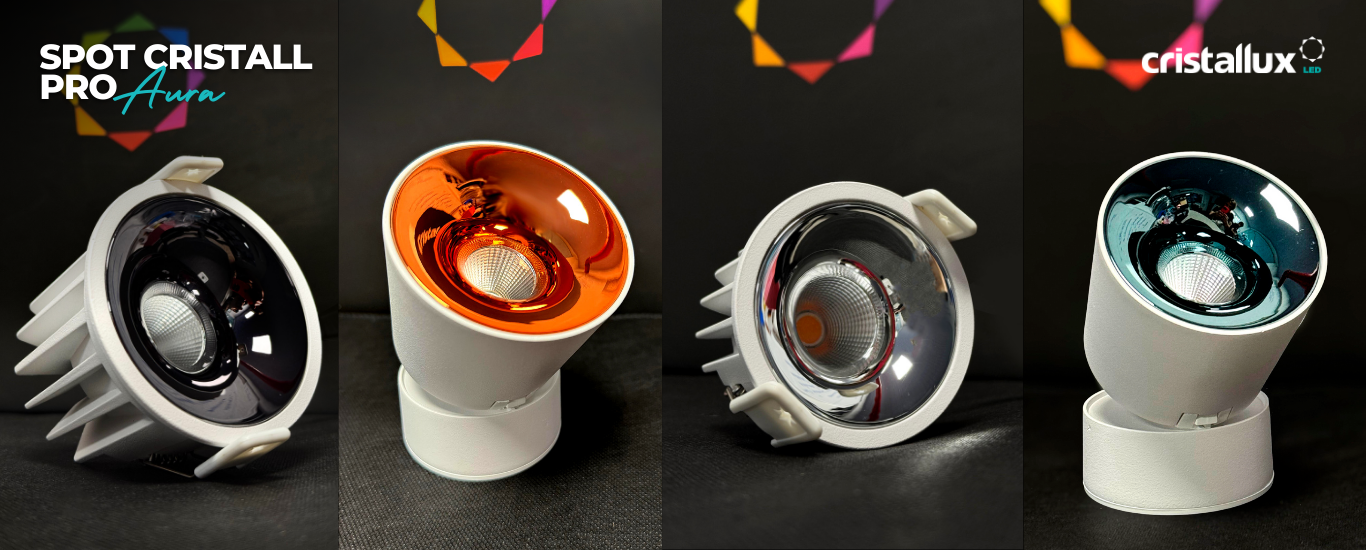 Foto do artigo Spot Cristall Pro Aura Branco