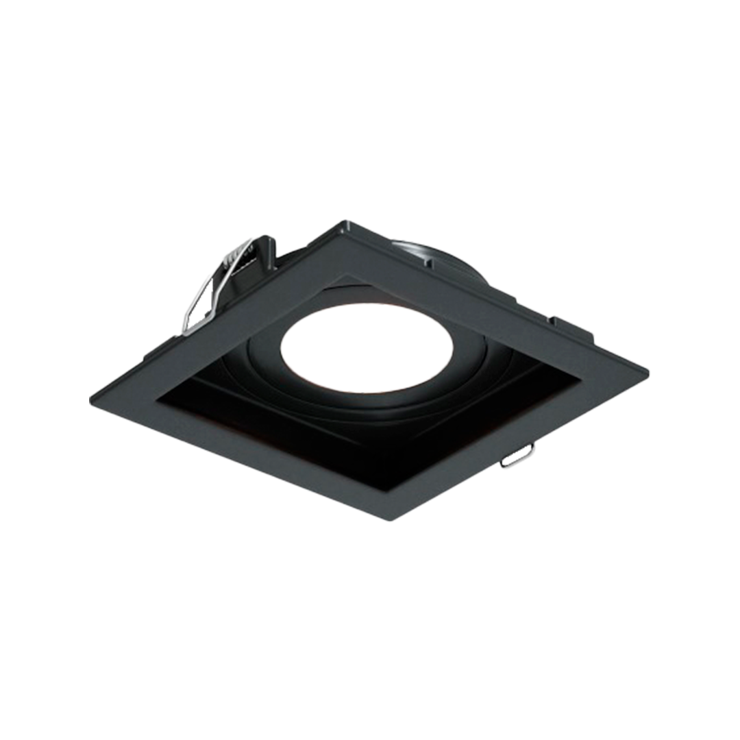 Foto do produto SPOT QUADRADO RECUADO PARA LAMPADA MR11 CONECT PS PRETO BR