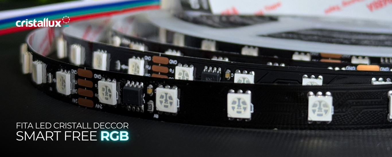 Foto do artigo Fita Led Cristall Deccor Smart Free RGB