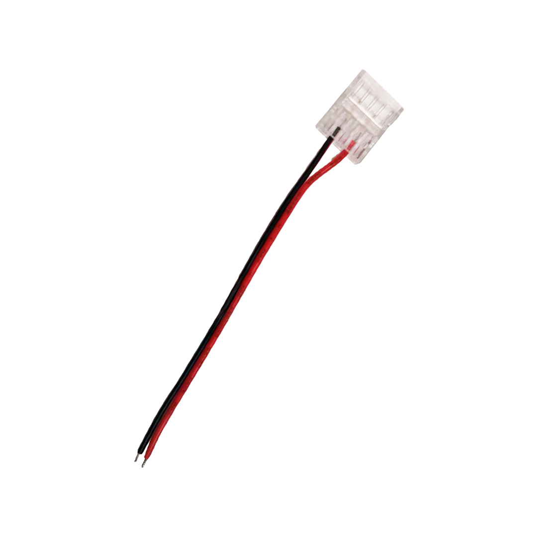 Foto do produto EMENDA CLICK COM FIO PARA FITA LED COB CRISTALL PRO DUO 640LED (EMBALAGEM COM 10 UNIDADES)