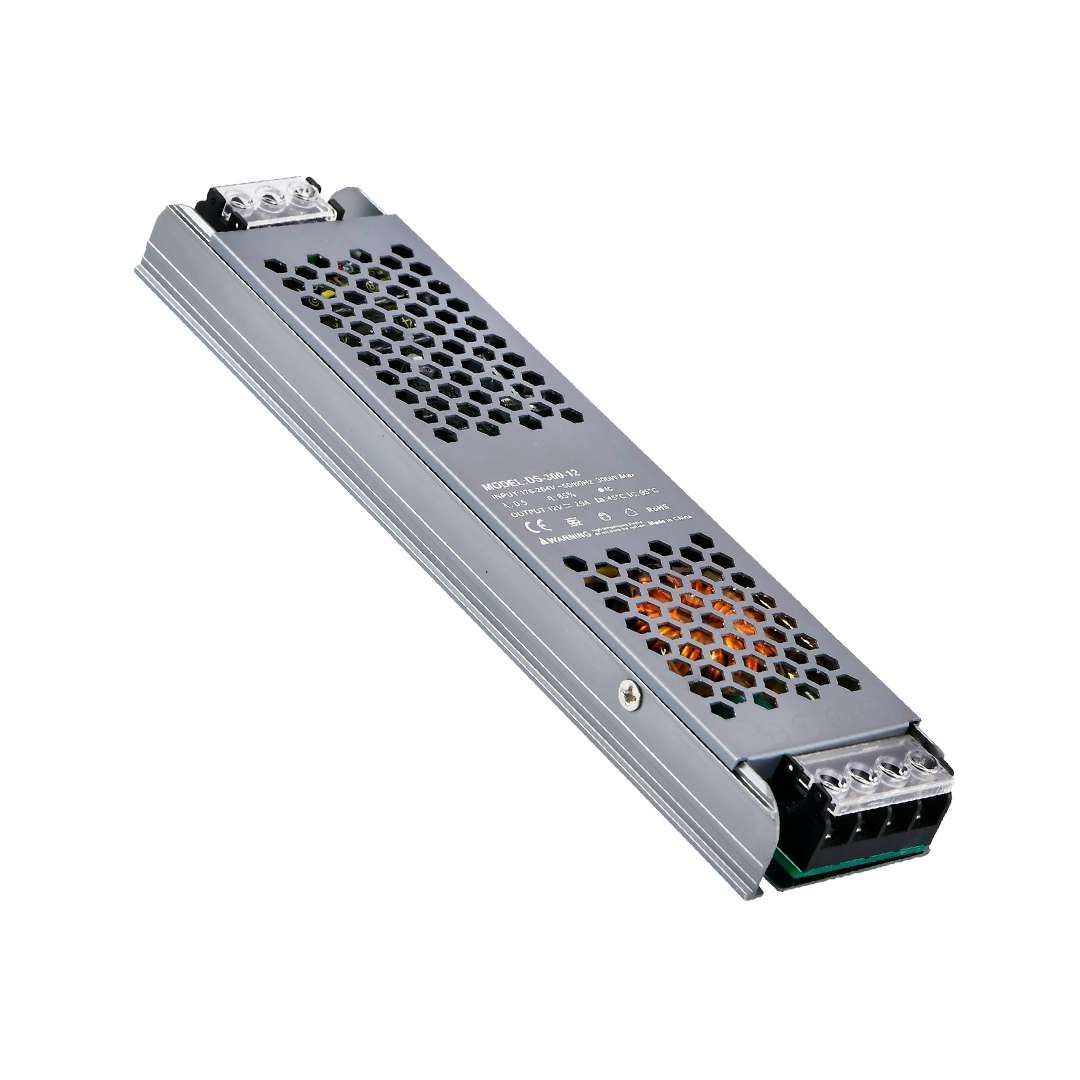 Foto do produto FONTE COLMEIA ATLANTIS ENTRADA 110-240V SAIDA 300W 24V 12,5A 255X60X30MM
