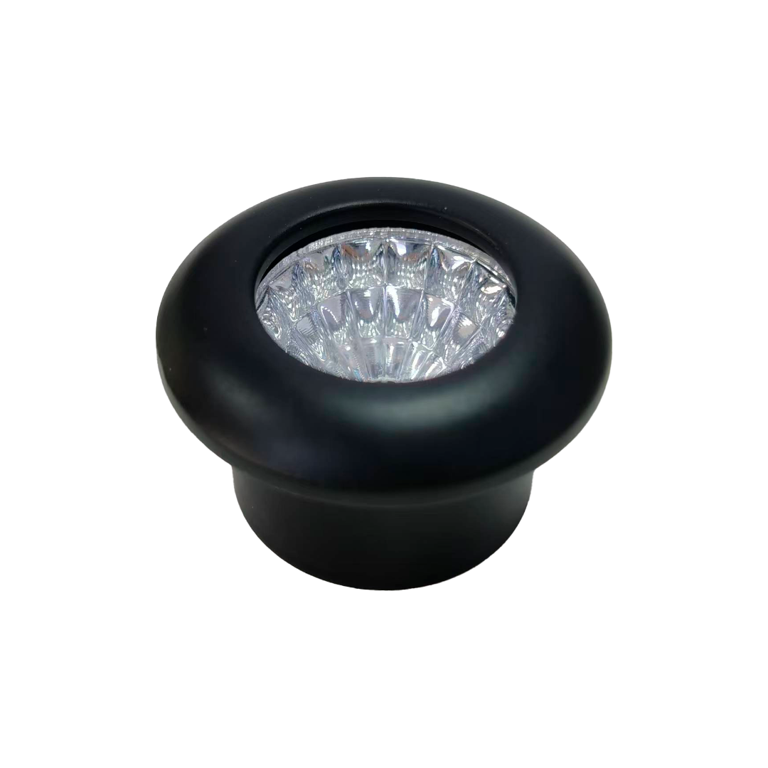 Foto do produto SPOT EMBUTIR CRISTALL PRO ALUMINI 3000K REDONDO PRETO 85-265V 1W 120LM 31,5X22MM