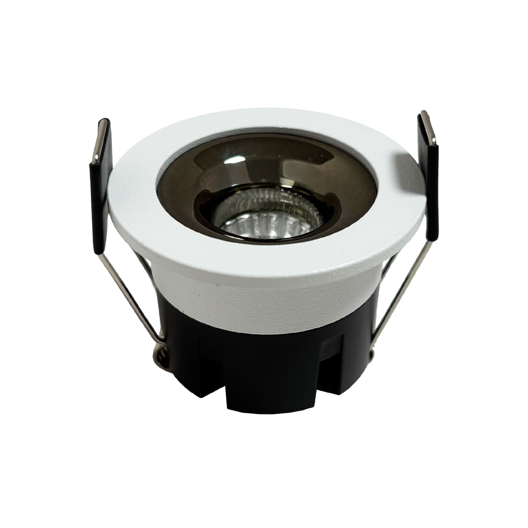 Foto do produto SPOT EMBUTIR CRISTALL PRO BRISA 3000K BRANCO / GUN BLACK 85-265V 3W 120LM 42X31MM